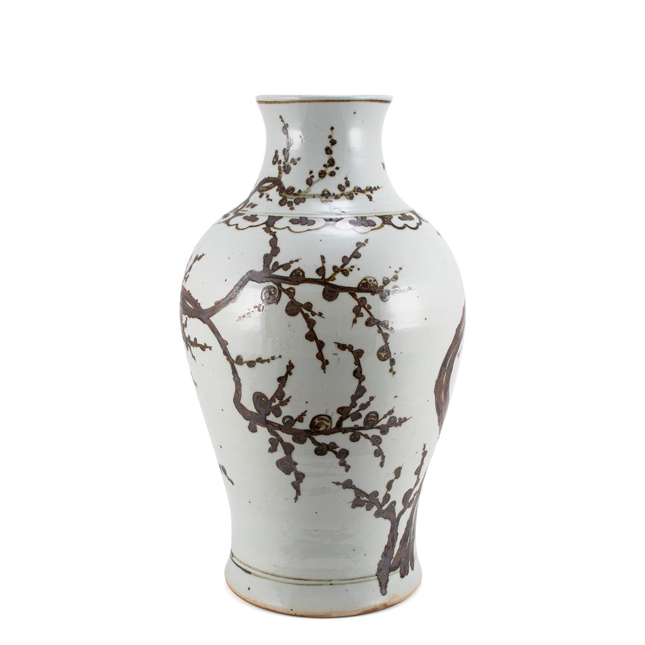 Brown Plum Branch Vase