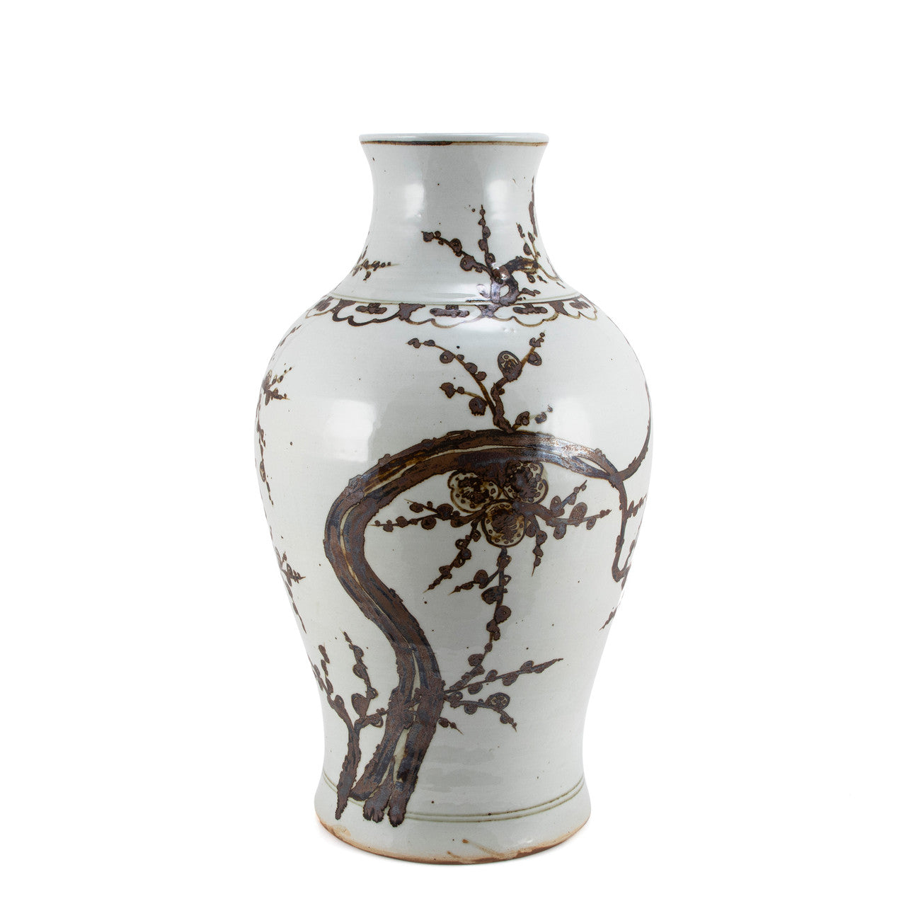 Brown Plum Branch Vase