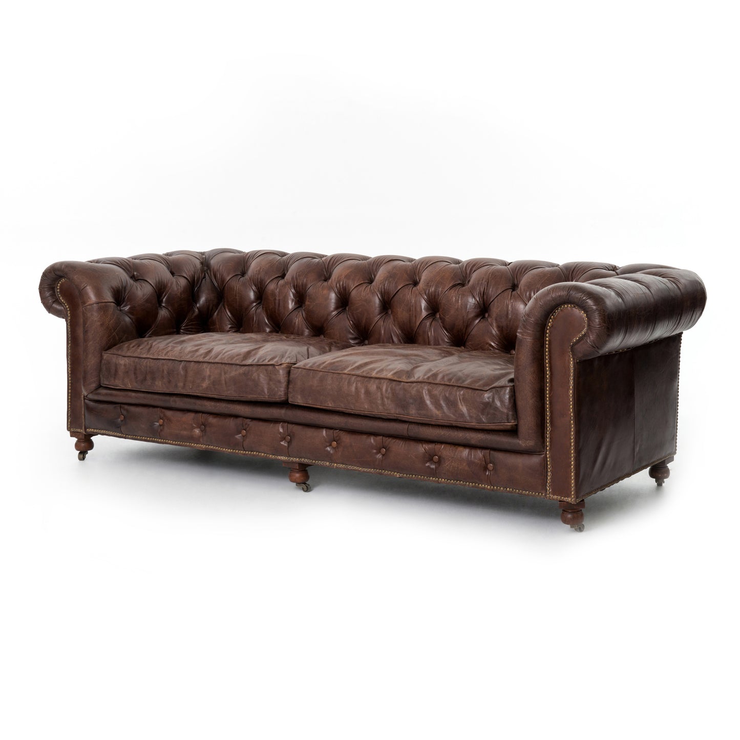 Leather Tufted Sofa