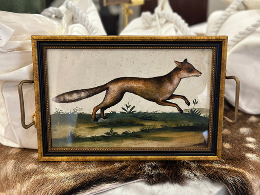 Watercolor Fox Tray