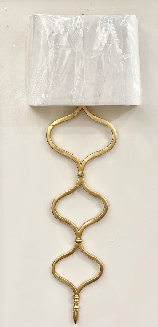 Gold Interwoven Sconce