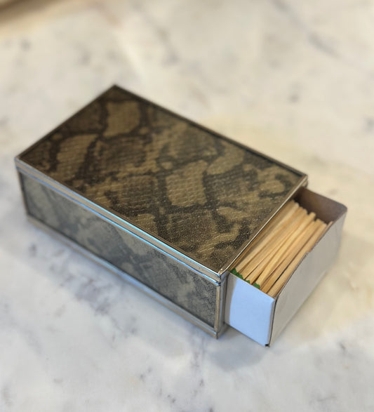 Snake Skin Match Box