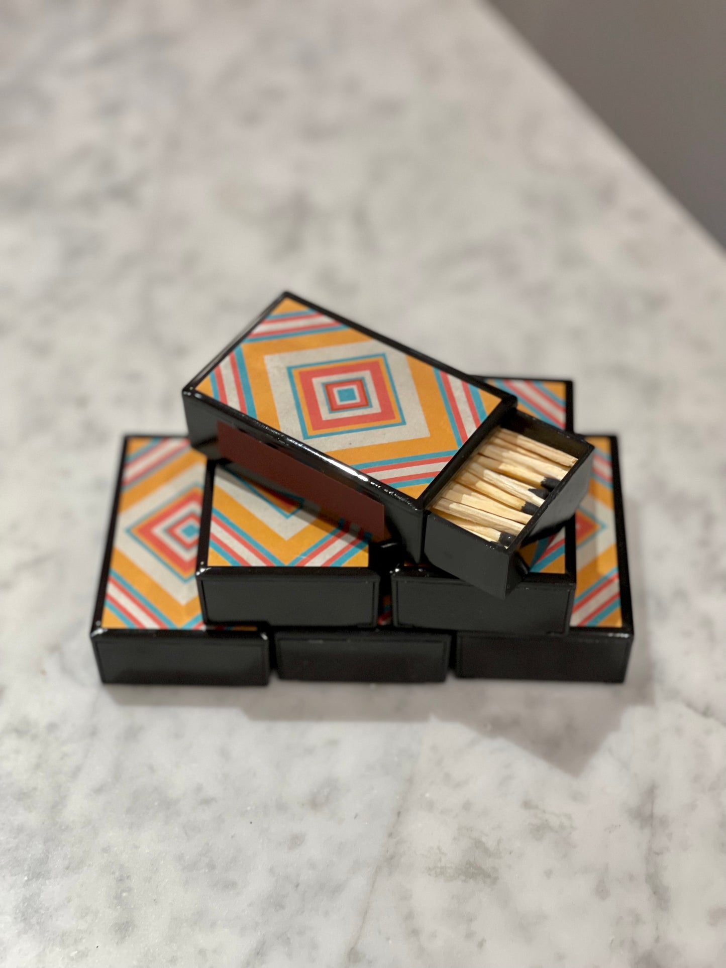 Colored Geo Match Box