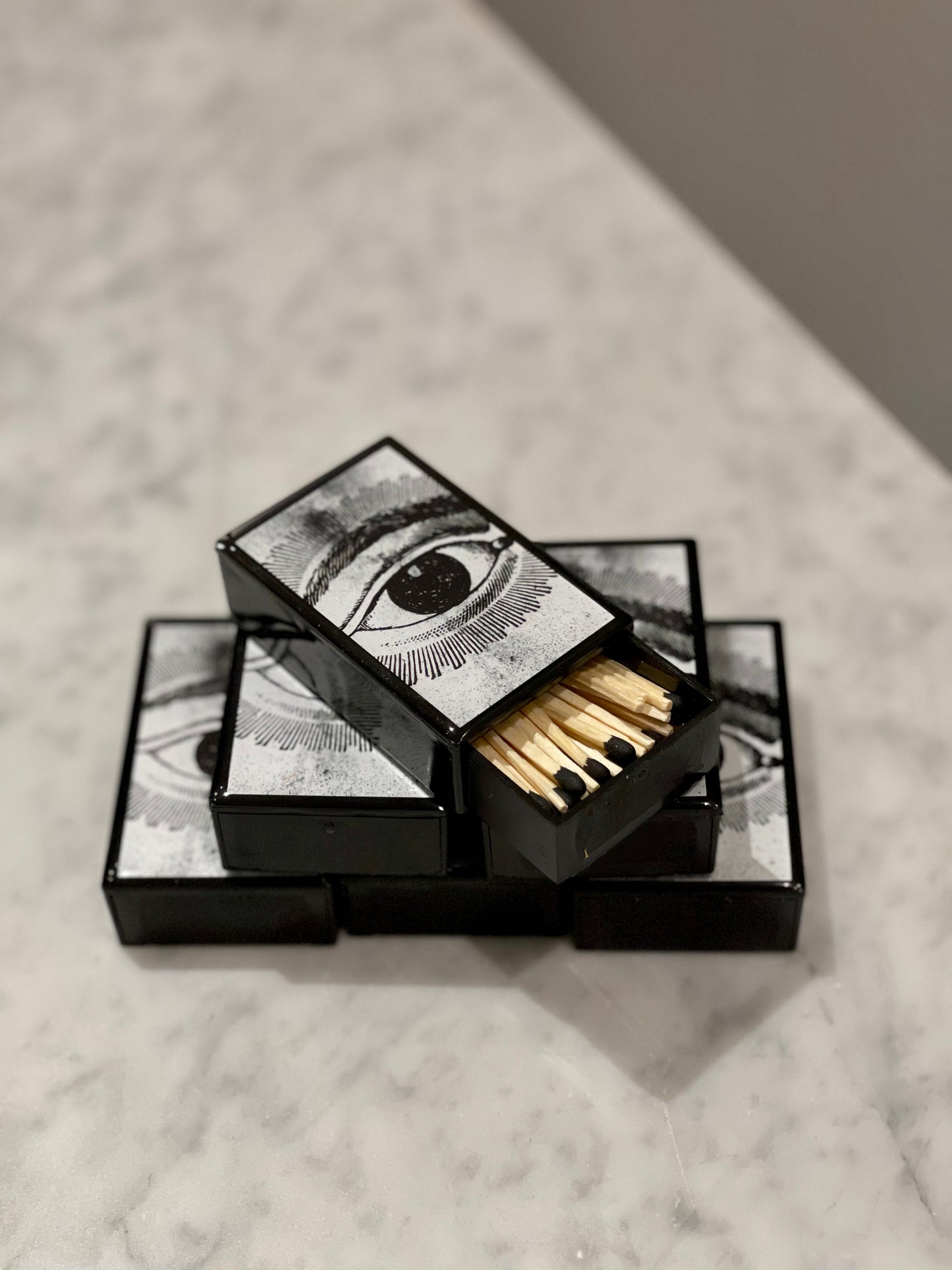 Eye B&W Match Box