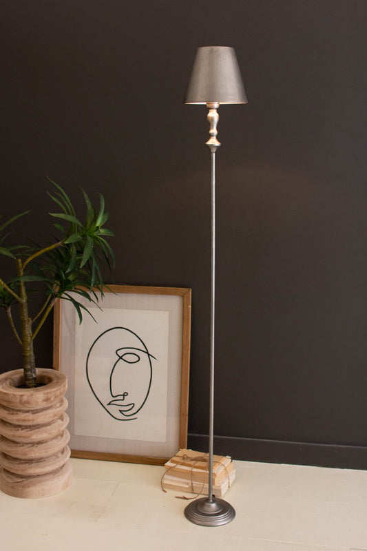 Silver Floor Lamp