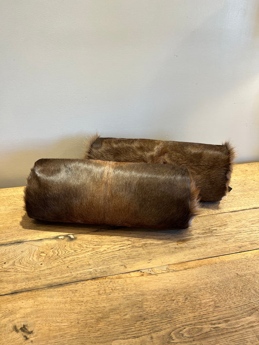 Blesbok Hide Lumbar Pillow