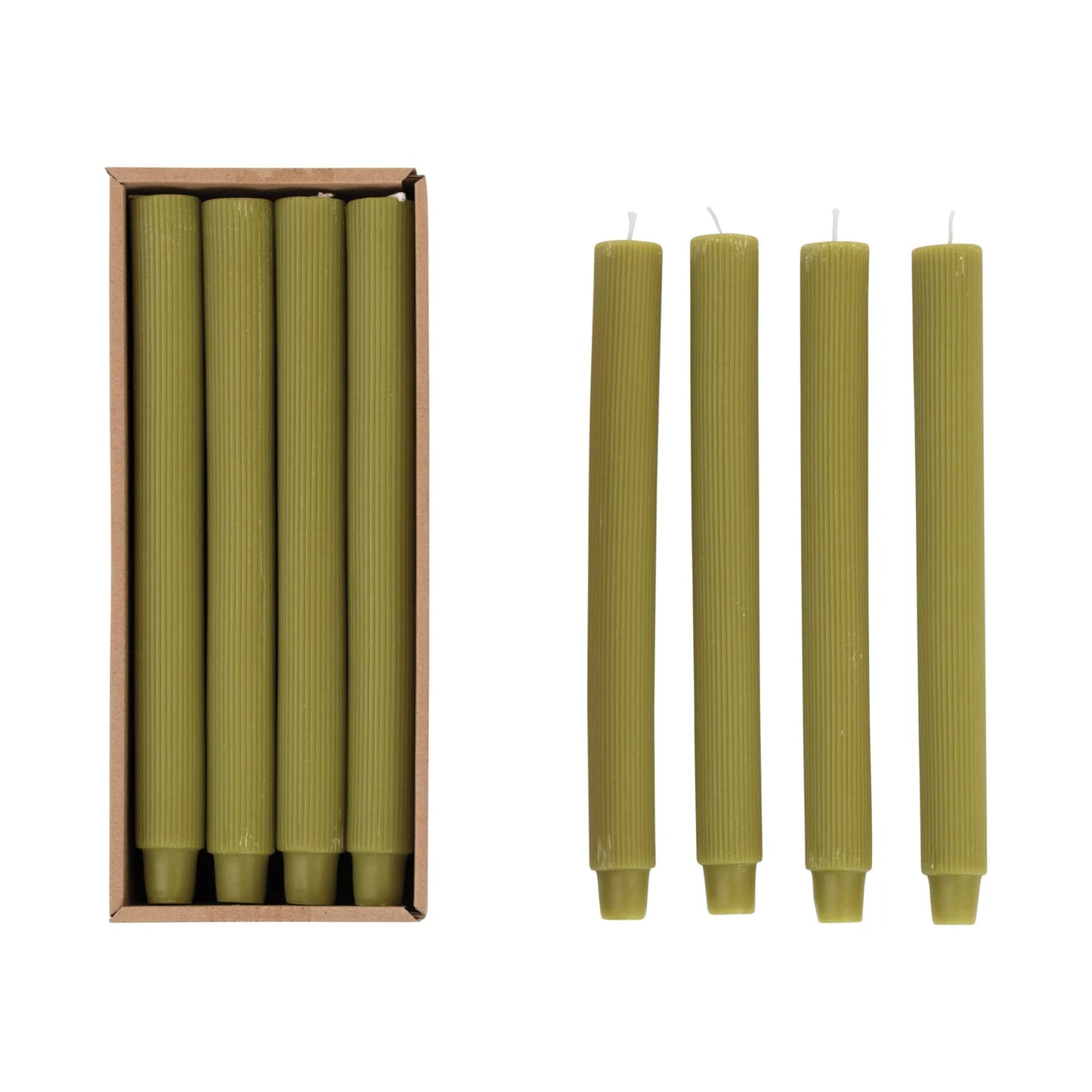 Pleated Taper Candles